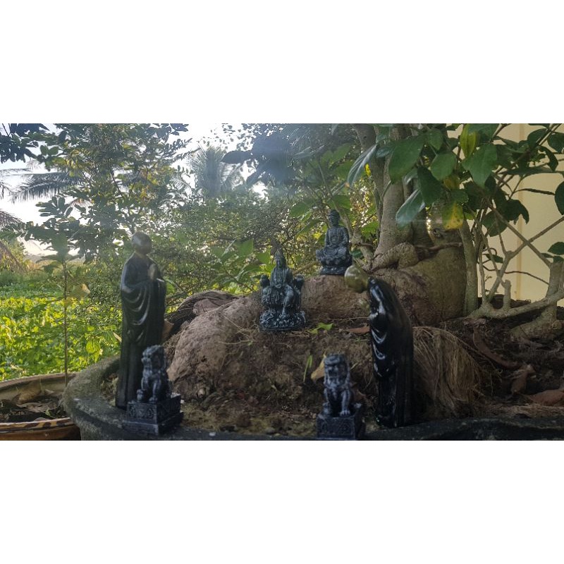 SET 6 TƯỢNG MINI CHƠI TIỂU CẢNH, HÒN NON BỘ