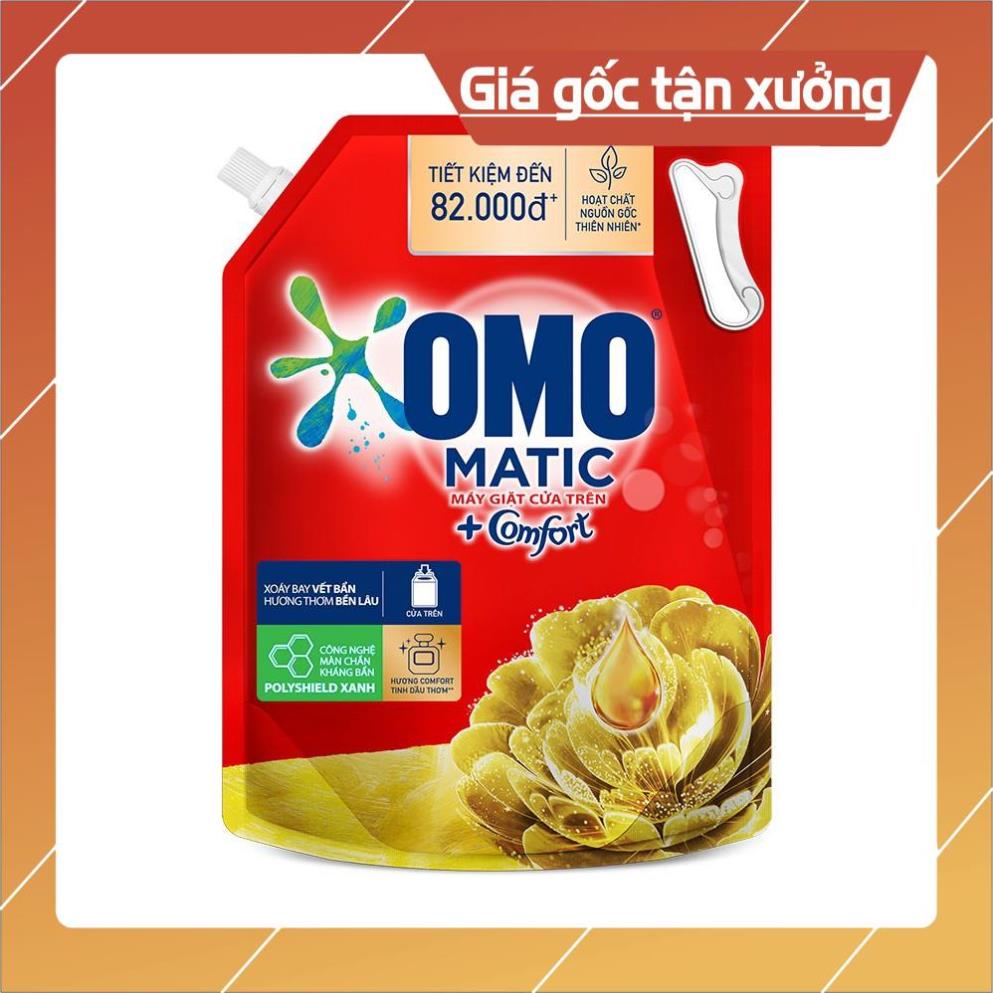 [ICLN9 giảm 5K cho đơn hàng 50k]  Nước Giặt Omo Sạch Sâu Thơm Mát 2.0 kg túi đỏ, 2.0 kg túi xanh