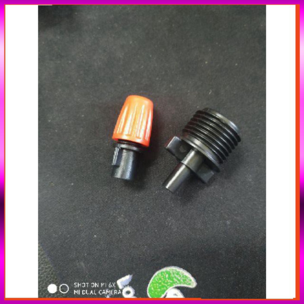 [GIÁ TỐT]  Béc phun sương màu cam và ren 21mm ( nhựa cao cấp) đầu phun không bị tắc, điều chỉnh được lượng nước (1tia)