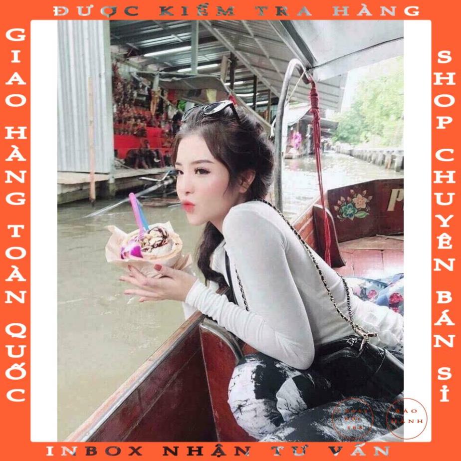 Áo thun body dài tay nữ 4 màu kiểu dáng ulzzang hàn quốc SO HOT - allshop