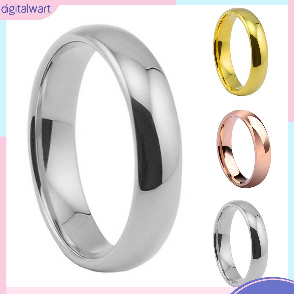 Nhẫn thép không gỉ kiểu dáng thời trang cá tính dành cho nam và nữ
