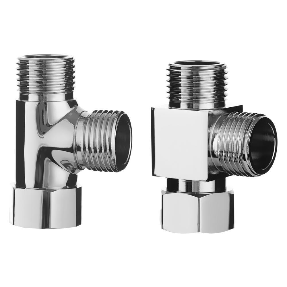 Van Nối Vòi Hoa Sen 3 Chiều 1 / 2 &quot;Bằng Đồng Thau Siêu Bền Tiện Dụng