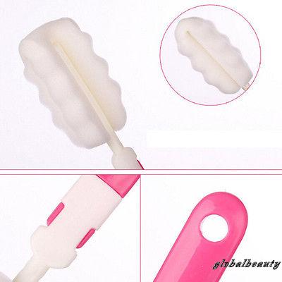 Bàn chải vệ sinh ly thủy tinh có tay cầm tiện dụng