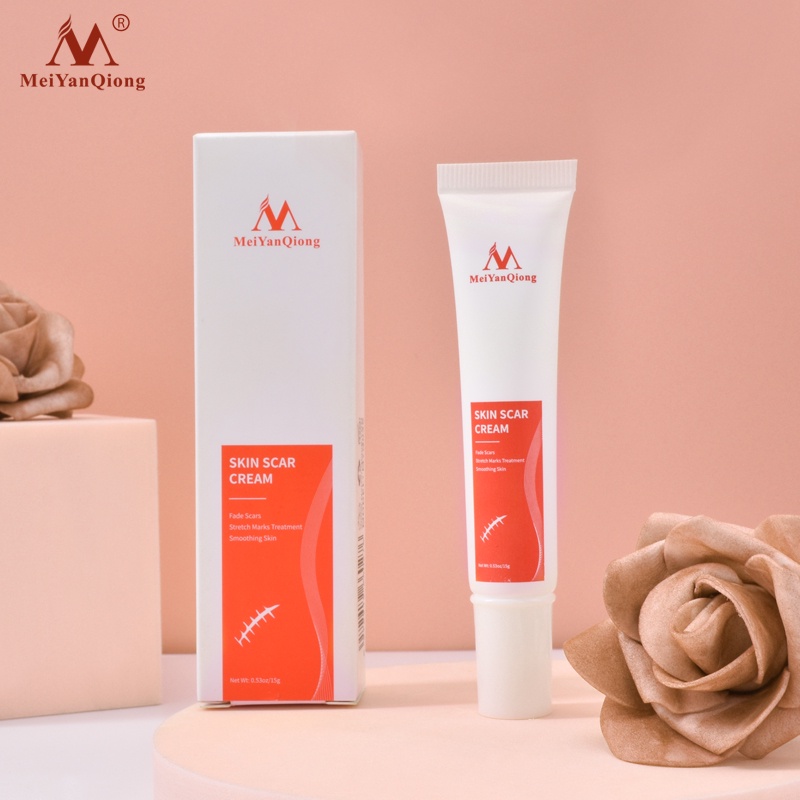 MeiYanQiong Acne Scar Removal Cream Skin Repair Stretch Marks giảm sẹo lồi, lõm, sẹo thâm, do mụn giúp phục hồi các tổn thương trên da thúc đẩy tái tạo da 15ml