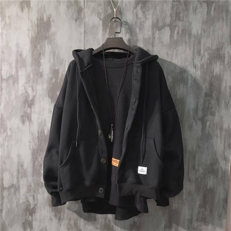 Áo hoodie nam nữ unisex trơn dáng oversize phong cách ullzang ; Áo khoát nam form rộng ; A007 - BONMIE