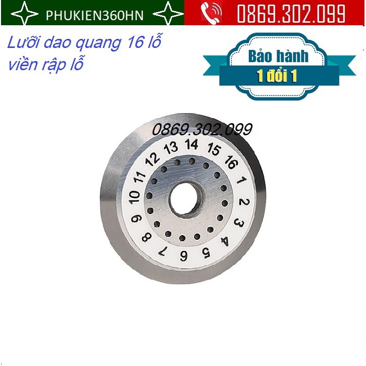 Lưỡi Dao Thay Thế 16 Điểm Viền Dập 16 Lỗ Cho Dao Cắt Sợi Quang CT-30 CT-20 CT-05 CT-06 SKL-6C