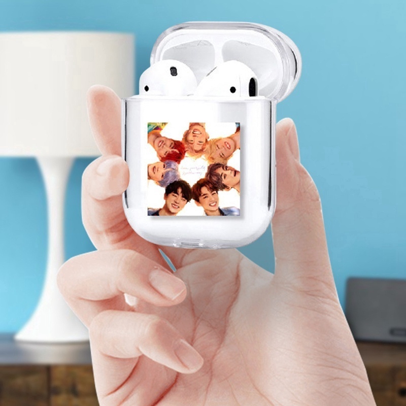 Vỏ Bảo Vệ Hộp Sạc Tai Nghe Airpods Hình Nhóm Nhạc Bts Thời Trang 2020