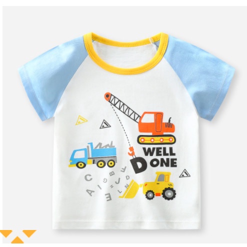 áo thun bé trai mùa hè nhiều mẫu chất đẹp 2022