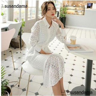 Đầm ren đuôi cá phong cách cổ điển thanh lịch dành cho nữ