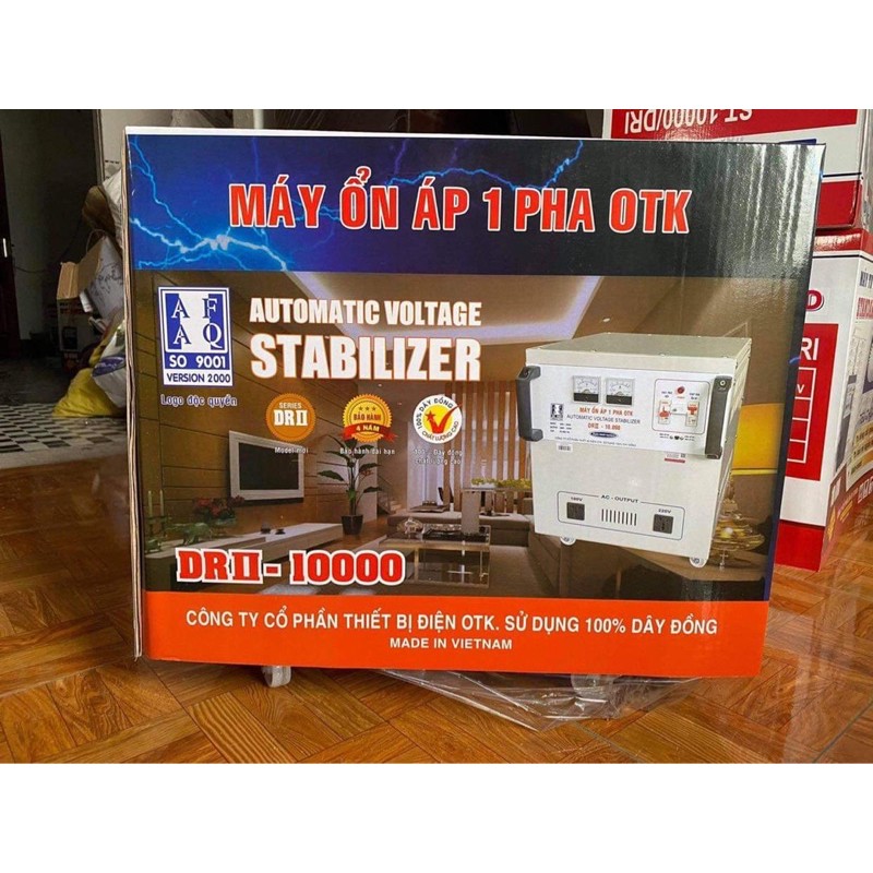 [XẢ HÀNG] Ổn áp thế hệ mới OTK 10kva