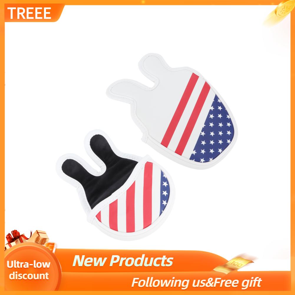 Treee Waterproof PU Golf Mallet Headcover Center Putter Cover Protector with Magnetic Closure