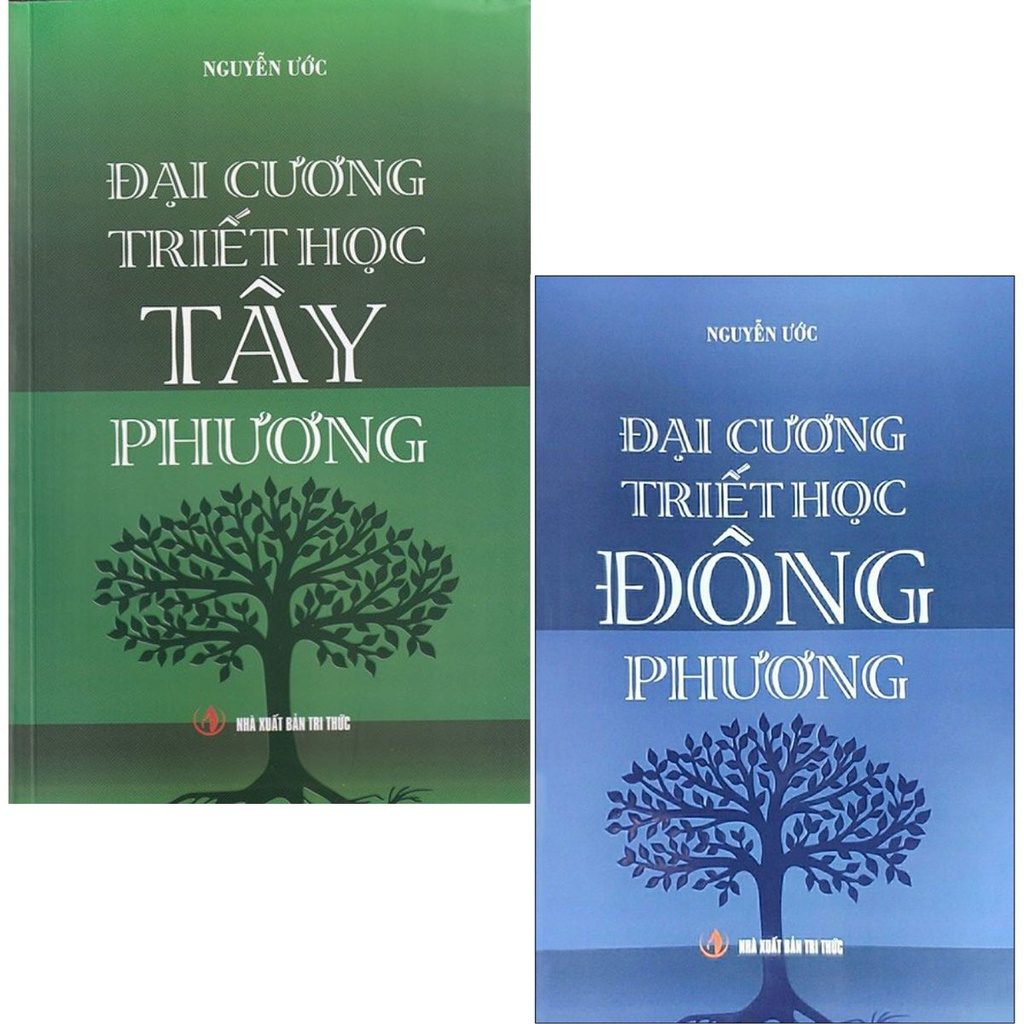 Sách Combo 2 quyển Đại cương triết học Đông phương + Đại cương triết học Tây phương