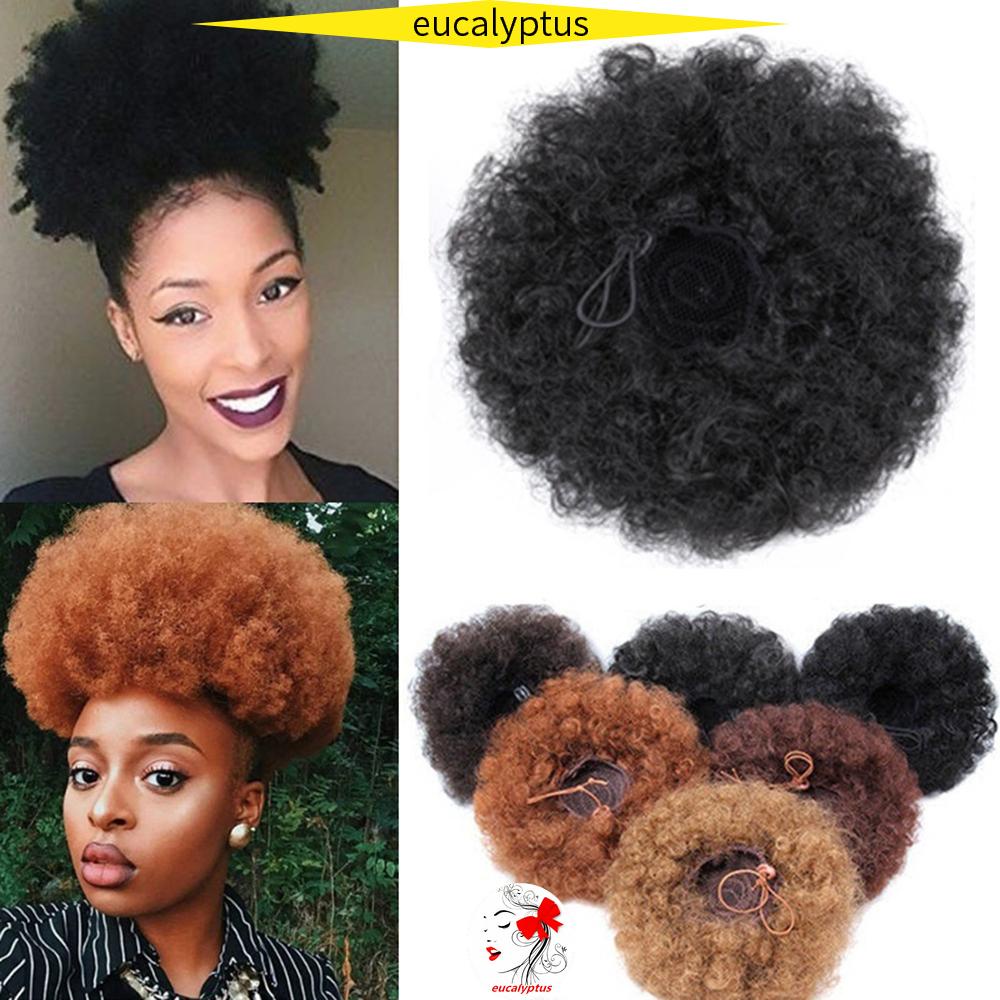 Tóc Giả Loại Ngắn Xoăn Phồng Chất Liệu Sợi Tổng Hợp Nhiều Màu Sắc Chất Lượng Cao