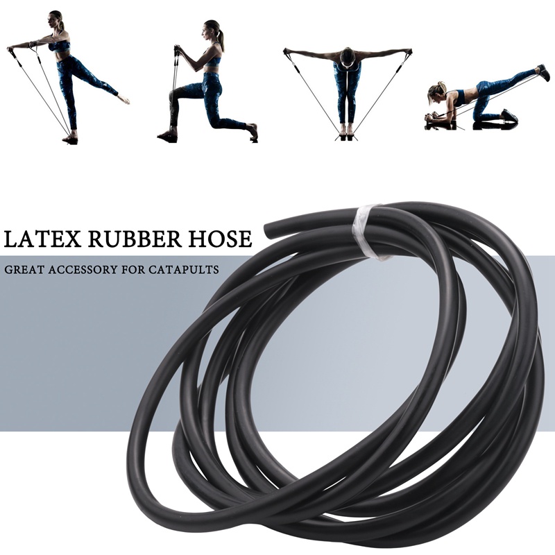 Ống Cao Su Latex Dài 3M Độ Co Giãn Cao 6X9Mm Dùng Tập Yoga / Thể Hình