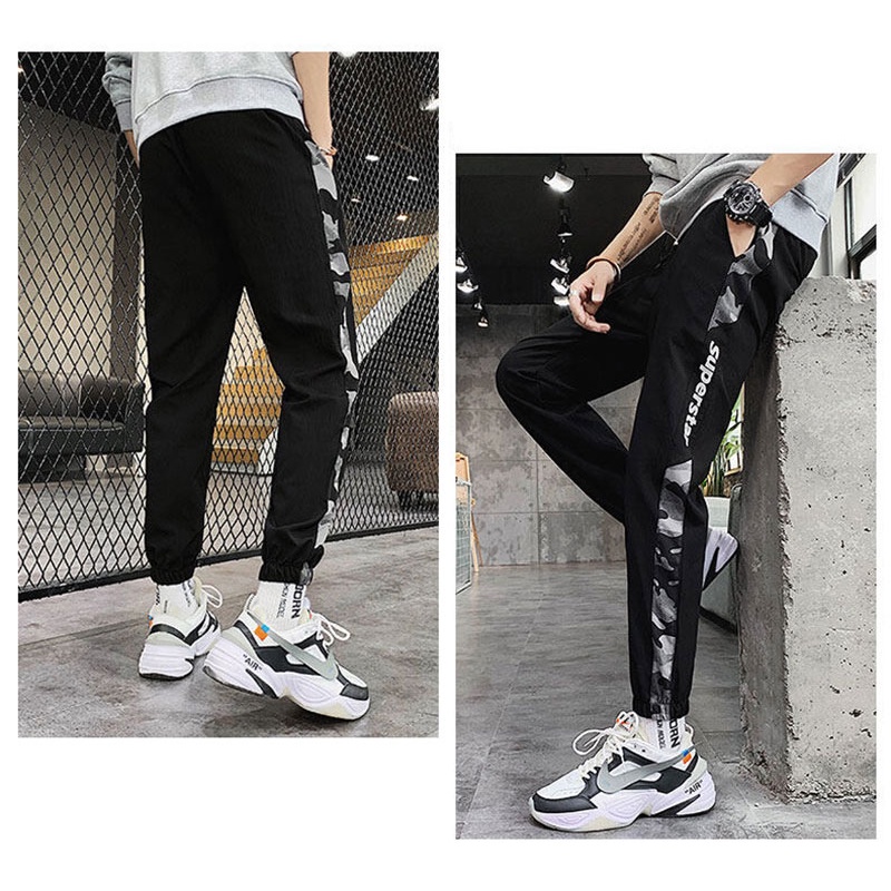 Quần Dài Thể Thao Dáng Rộng Thoáng Khí Nhanh Khô Thời Trang Mùa Hè Cho Nam