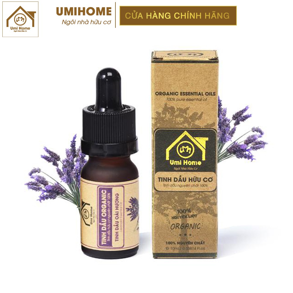 Combo Tinh dầu Oải Hương 10ml và Bột Cam Thảo 125g UMIHOME - Tặng Dầu Hạt Nho 10ml