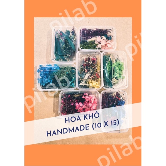1 hộp hoa khô decor/ handmade/ DIY / resin / nến thơm handmade PILAB