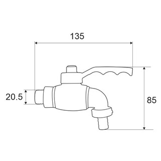 Combo 3 vòi xả lạnh PPR705