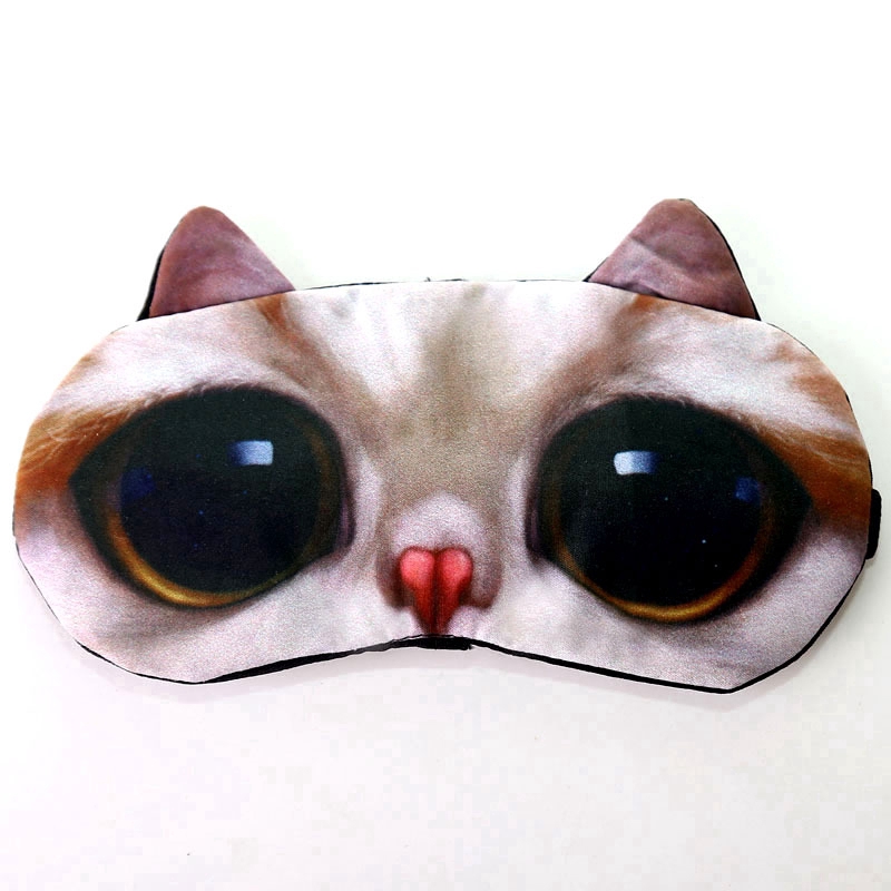 Mặt nạ bịt mắt khi ngủ thiết kế họa tiết động vật 3D độc đáo tiện dụng | BigBuy360 - bigbuy360.vn