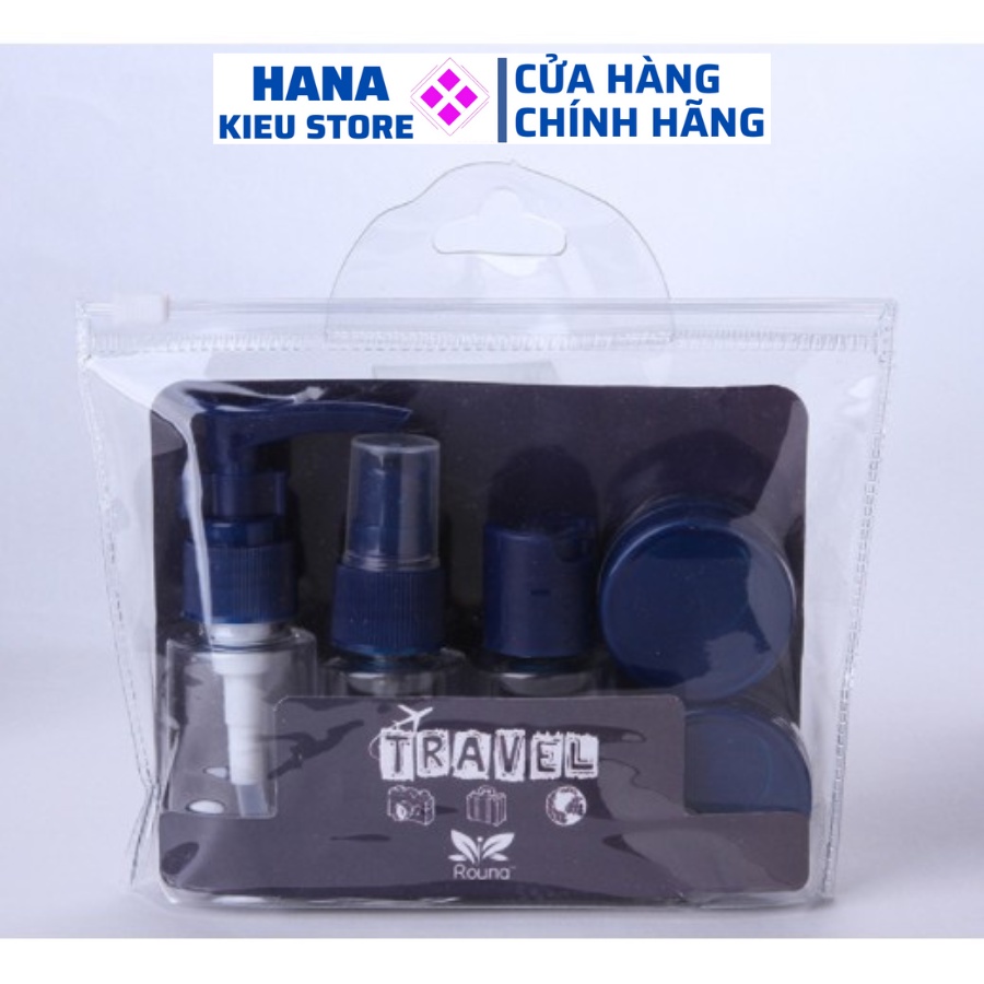 Bộ chiết mỹ phẩm dầu gội 6 món gọn gàng chắc chắn siêu xinh