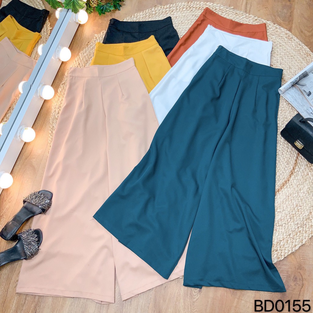 Quần tây ống rộng MIMIX quần dài lụa chéo trơn đi làm, đi chơi sang trọng BD0155 | BigBuy360 - bigbuy360.vn