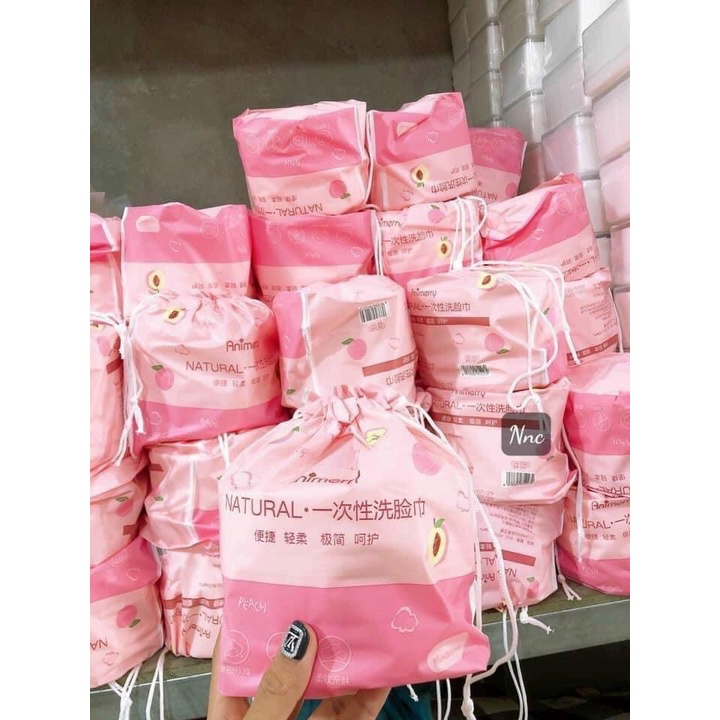 Cuộn khăn giấy lau mặt dùng 1 lần khăn khô tẩy trang Ani merry - supersale365