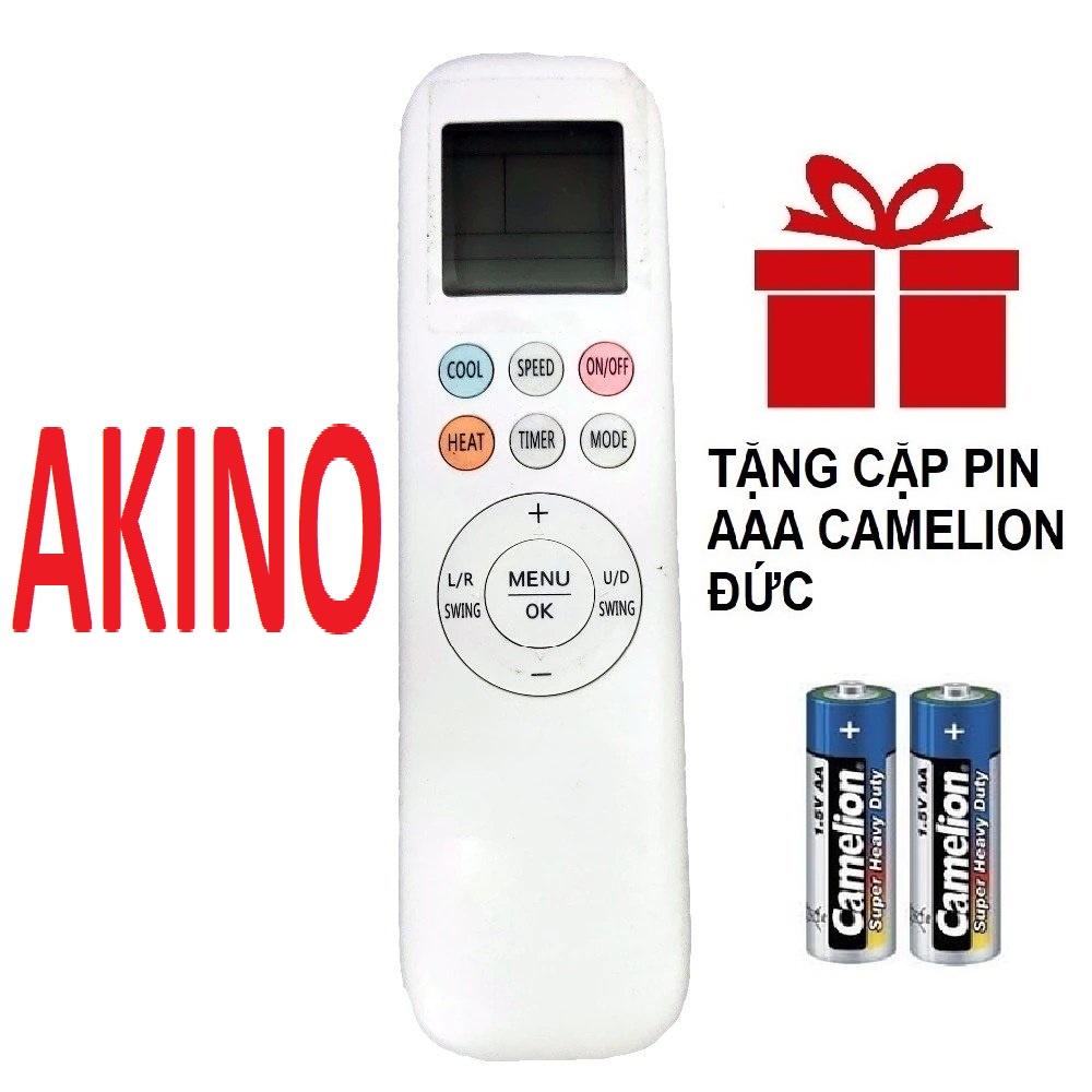 Remote Điều Khiển Máy Lạnh, Máy Điều Hòa AKINO mẫu 1