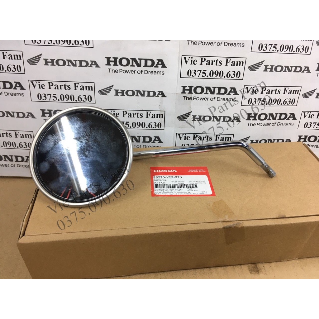 GƯƠNG KÍNH CHIẾU HẬU SH MODE SI INOX , CHÍNH HÃNG HONDA MỚI 100%