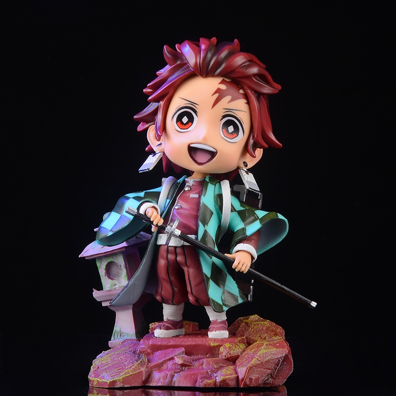 Mô hình Inosuke - tanjiro- viêm trụ Rengoku chibi 17cm siêu dễ thương