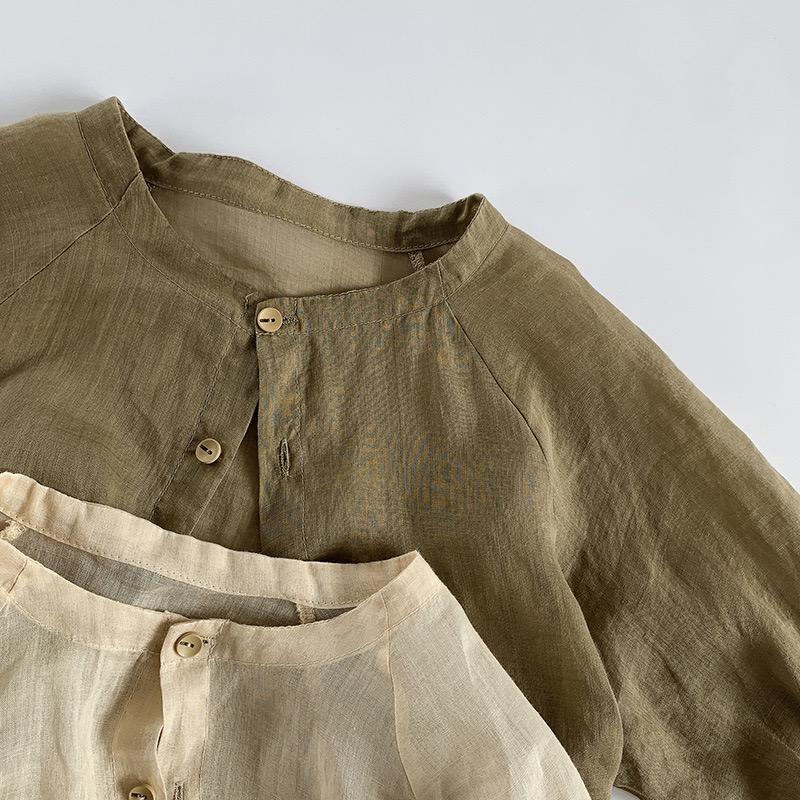 [Babycat] Áo Thun Cotton Tencel Mỏng Thoáng Khí Phong Cách Nhật Hàn Thời Trang Mùa Hè Mới Dành Cho Bé Trai Bé Gái