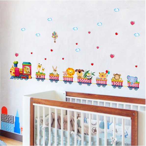 Decal trang trí các Thú chơi đoàn tàu Xe lửa