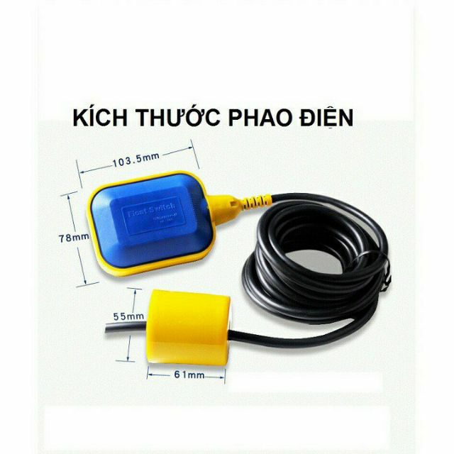 Phao điện bơm nước tự động ATA2M- ATA5M chống cạn và chống tràn