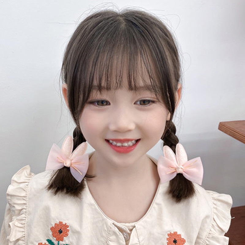 Set 8 Kẹp Tóc Nơ Dễ Thương Cho Bé Gái