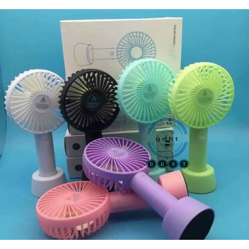 [ SALE SẬP SÀN ] Quạt mini tích điện cầm tay có đế để bàn siêu hot