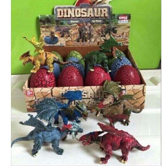 [ Gía siêu rẻ ] SET 12 TRỨNG KHỦNG LONG CÓ CÁNH CHO BÉ