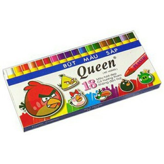 sáp màu queen 18 màu, sỉ làm quà tặng học sinh rẻ
