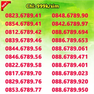 Sim số đẹp Vinaphone đồng giá 1000k