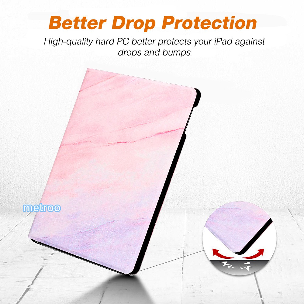 Bao da máy tính bảng vân gạch men dành cho Air2 iPad 2019 2020 Ipad8 10.2 inch Mini5