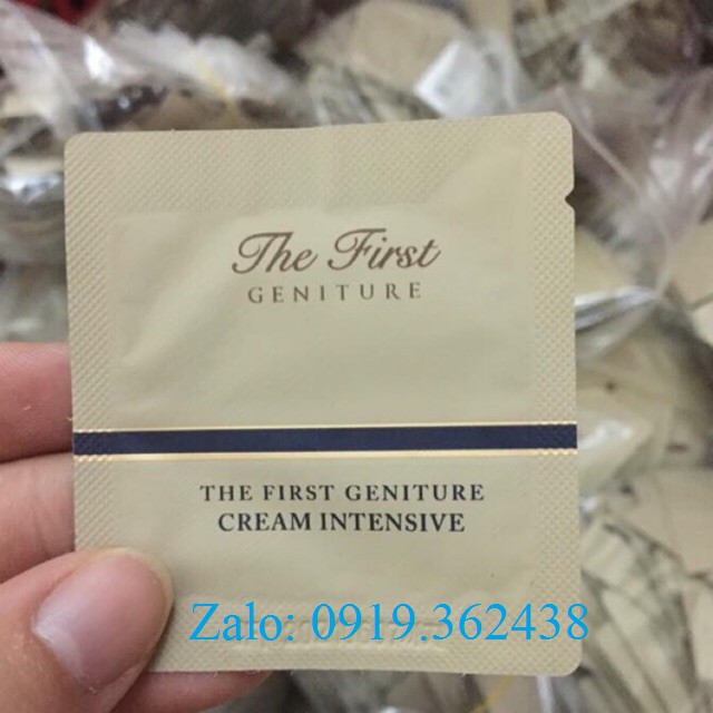 [Hàng công ty] 50 Gói Kem dưỡng tái sinh trẻ hóa da, giảm thâm sạm nám Ohui The First Geniture Cream Intensive 1ml