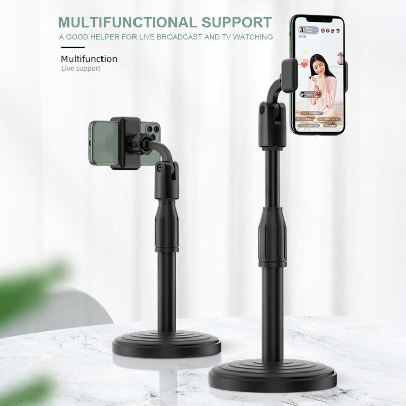 Giá đỡ điện thoại Microphone Stands, kẹp chống lưng 360 ,đế chân tròn để bàn, giá đỡ tiện lợi đa năng siêu hot