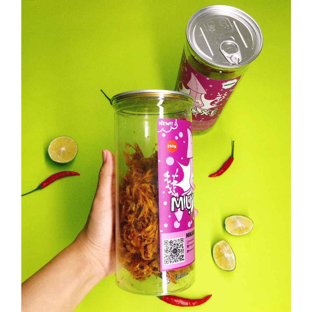 Mực Xé Tẩm Vị 250g đồ ăn vặt Ngon An Toàn Vệ Sinh Thực Phẩm - Hikari | BigBuy360 - bigbuy360.vn