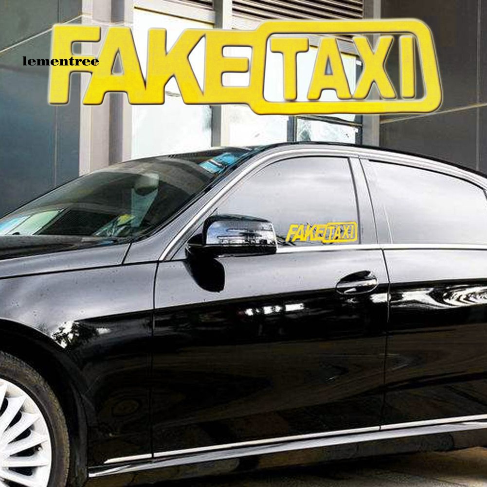 Giấy Dán Trang Trí Xe Hơi Hình Taxi Vui Nhộn