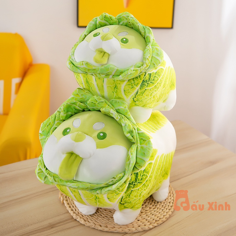 Gấu Bông Chó Siba Bắp Cải Vegetable Fairy Dễ Thương Quà Tặng Thú Bông Cao Cấp Cho Trẻ em Và Bạn Gái - Gấu Xinh - G82