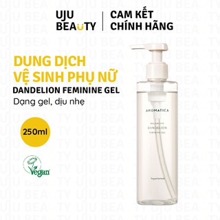 Dung dịch vệ sinh phụ nữ dạng gel Aromatica Dandelion Feminine Gel 250ml - chiết xuất bồ công anh dịu nhẹ