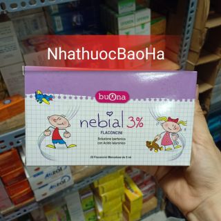 Nebial 3% dung dịch nhỏ mũi an toàn cho bé