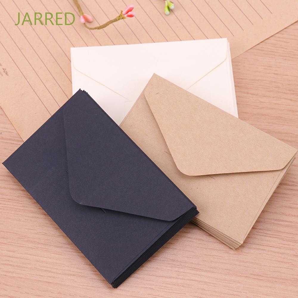 Phong bì lì xì mini bằng giấy kraft màu trắng phong cách châu Âu