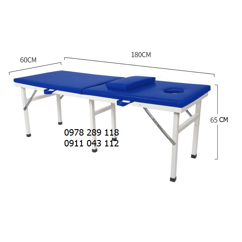 Giường massage gấp gọn (6 chân) HL6 | BigBuy360 - bigbuy360.vn