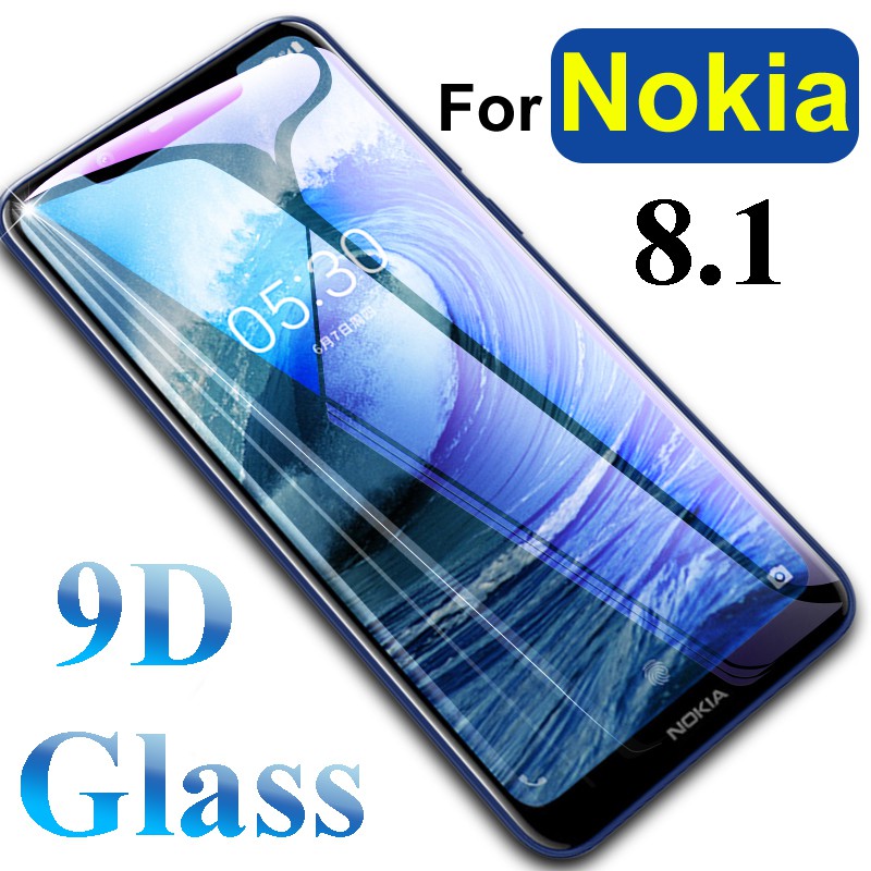 Kính cường lực toàn màn hình chống nổ cho Nokia 2 3 5 6 7 8 2018 X5 X6 X7 2.1 3.1 5.1 7.1 8.1 Plus