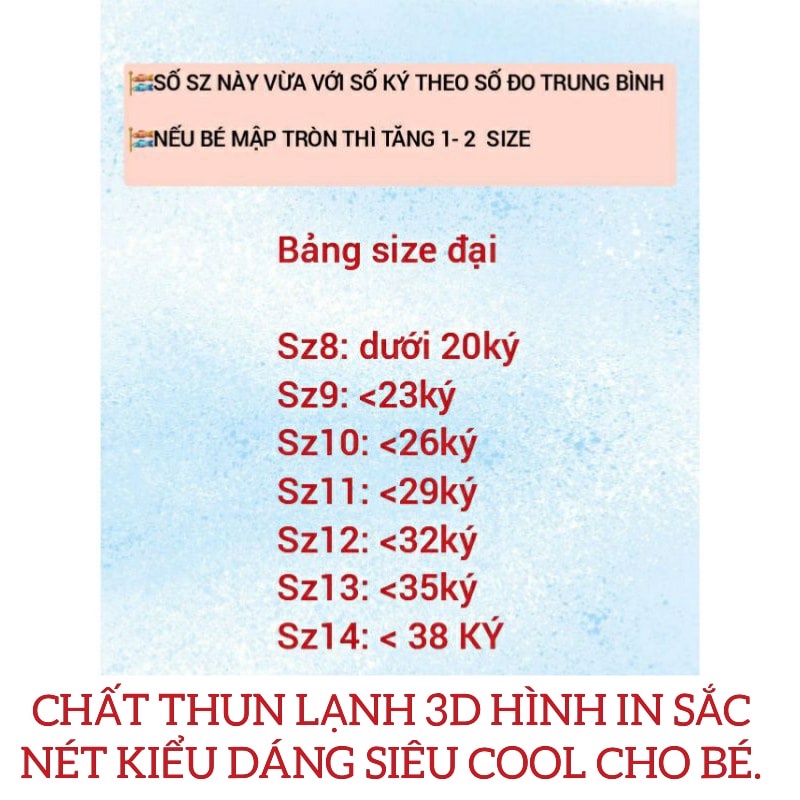 GBL10 ( 20KG- 40KG) BỘ ĐỒ LỬNG BÉ GÁI SIZE ĐẠI THUN LẠNH 3D HOẠT HÌNH PONY - THỜI TRANG TRẺ EM