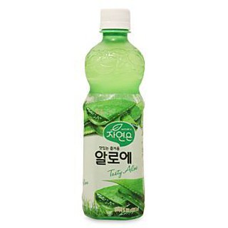 Nước Giải Khát WoongJin Lô Hội Tự Nhien 41% Chai PET 500ml - Nhập Khẩu Hàn Quốc